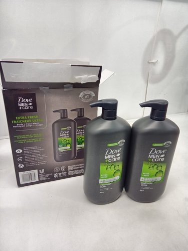 2PK Dove Men+Care Body and Face Wash - EXTRA FRESH  - 887ml each image 2
