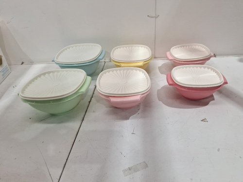 12pc tupperware Heritage Collection Food Storage Containers with lids - multicolour (model:1923853) image 3
