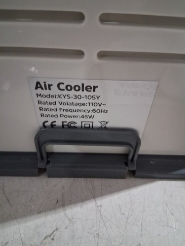 3-IN-1 PORTABLE 60° OSCILLATING AIR CONDITIONER/COOLER WITH REMOTE - 6 SPEEDS - 12L - WHITE (MODEL: KYS-30-105Y) image 6
