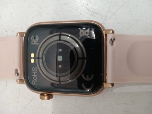 fitness smartwatch with Heart Rate | Spo2 | BP | Sleep Monitor - pink/gold image 3