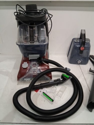 HOOVER POWER SCRUB DELUXE CARPET CLEANER/SHAMPOOER - RED (MODEL: FH50150VCD) image 4