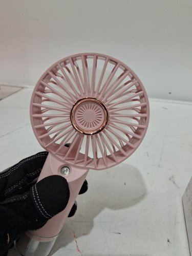 Mini Handheld Misting Fan - 8" - Pink (model: sl620) image 4