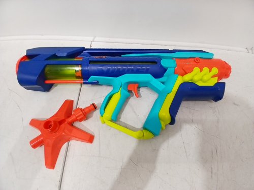 Nerf Super Soaker Power Drench XL Water Blaster with easy fill station hose attachment - blue/green/orange (model: ‎G1117) image 3