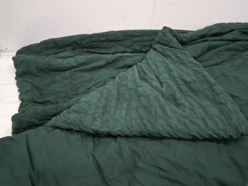 All Season soft bedding comforter - king (90" x 104") - GREEN image 4
