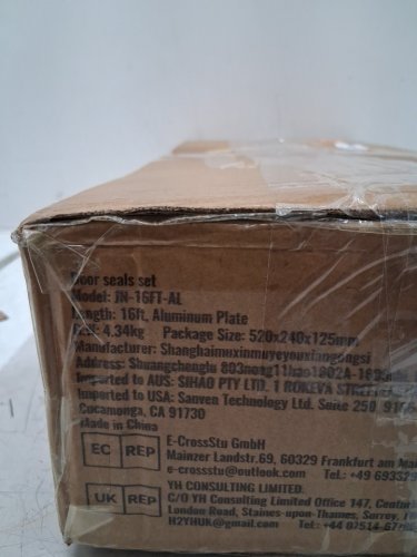Door Rubber Seals Set - 16FT - Aluminum - (MODEL : JN-16ft-al) image 3
