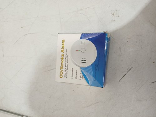BATTERY POWERED COMBINITION CO/SMOKE ALARM - 4" - WHITE image 2