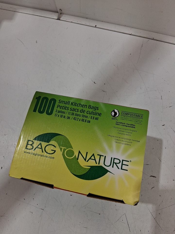 APPROX 100PK Bag to Nature Small Compostable Degradable Kitchen Bags - 3 gallon image 3