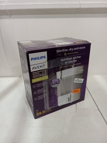 PHILIPS AVENT PREMIUM BOTTLE STERILIZER & DRYER - WHITE (MODEL: SCF293/00) image 2