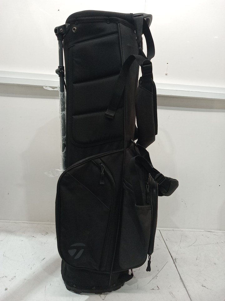 taylormade flextech stand 4 way top golf bag - black (model: n2649801) image 4
