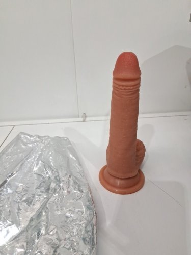 REALISTIC SUCTION CUP BASE DILDO WITH VEINS - 5.5" - NUDE image 3
