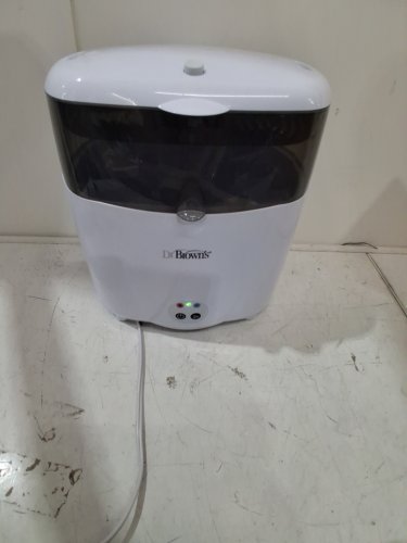 DR BROWNS NATURAL FLOW DELUXE BOTTLE STERILIZER ELECTRIC STEAM SYSTEM - STERILIZES 6 BOTTLES AT ONCE - white (model: AC045) image 3