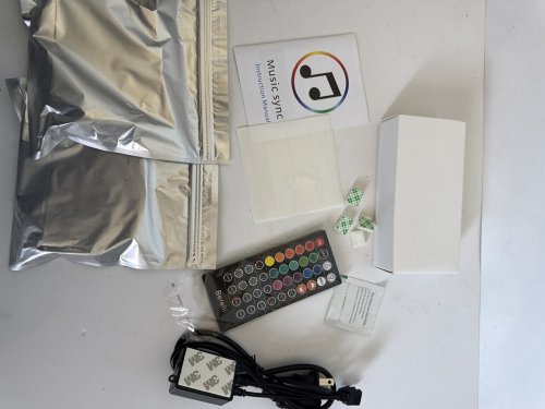 2PK BERELLI LED MUSIC SYNC STRIP LIGHTS 16.4FT EACH 32.8FT TOTAL WITH REMOTE image 3