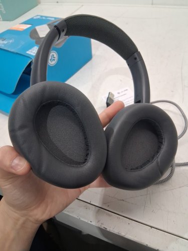 jlab jbuds lux anc wireless bluetooth over-ear headphones - 70+ hour playtime - graphite (model: HBJLUXANCSGE20WEB) image 4