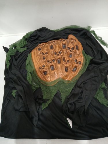 3PC MEN'S WAY TO CELEBRATE HOLLOWED JACK COSTUME - MEDIUM (32-24) - BLACK/ORANGE/GREEN (STYLE: 48663) image 2