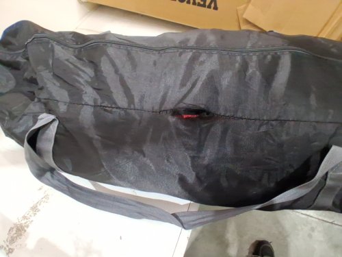 vevor 2 person pop-up portable ice fishing shelter - 60'' x 60" x 65" - red/black - model: dt035 image 6