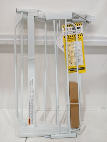 REGALO EASY-STEP METAL WALK-THROUGH SAFETY GATE - 30" x 29"-38.5" - WHITE (MODEL: 1160DS) image 3
