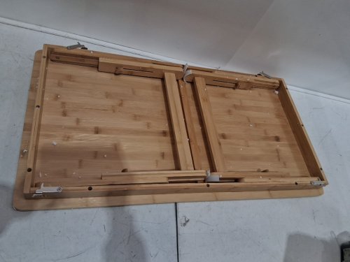 Bamboo Coffee Table Foldable - 33.5" x 17.7"  x 15.7" image 3