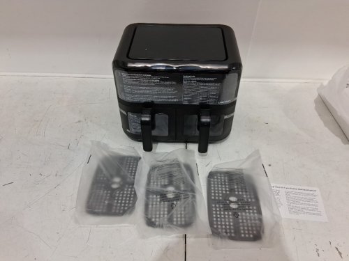 Chefman Turbofry Touch Dual Window Airfryer - 6qt - black (model: rj38-sqpf-3tdb-2w-ca) image 3