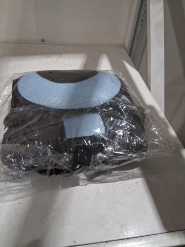 Portable Toddler/ Baby Car Seat Cushion with Safety Belt - blue/black image 4