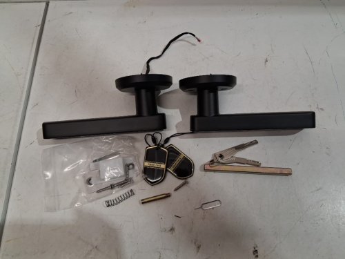SMART FINGERPRINT Smart Door ENTRY Lock HANDLES - BLACK image 4