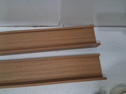 2pk Heimlove  Floating bathroom Shelves for Wall - 56" - natural oak image 4