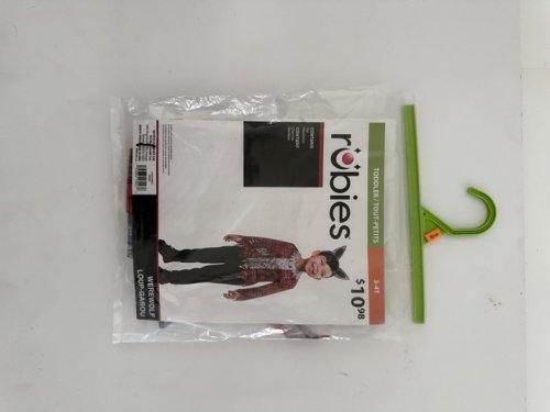 2PC TODDLER RUBIES WEREWOLF COSTUME - 3-4T - RED/BLACK/GREY (STYLE: 1002834) image 2