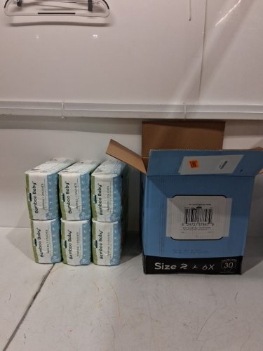 180PK ALEVA NATURALS HYPOALLERGENIC BAMBOO BABY DIAPERS - SIZE 2 (6-17 LBS / 3-8 KG) image 2