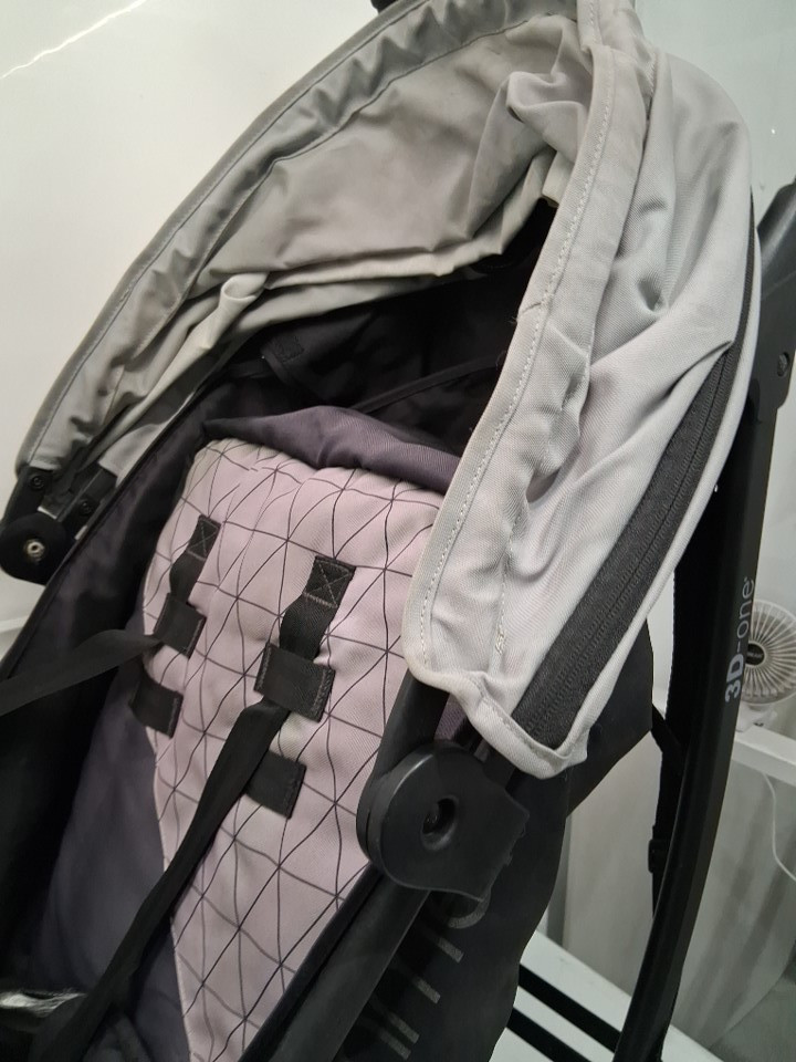 INGENUITY SUMMER INFANT 3DLITE CONVENIENCE STROLLER - 50lb cap - geometric black/grey image 7