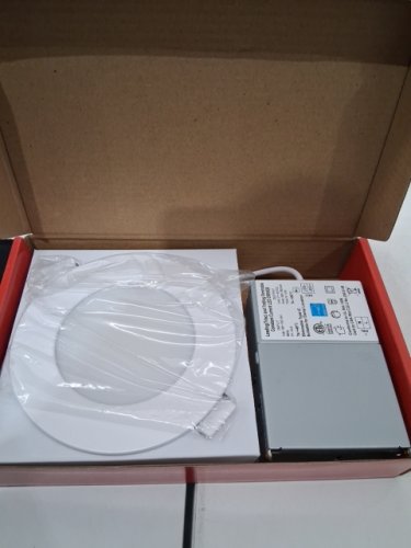 hm Electric Complete 4" SLIM PANEL Recessed Fixture LED 3000K - 850 LUMENS - WHITE - (Model: CCR-P023R8-4) image 4