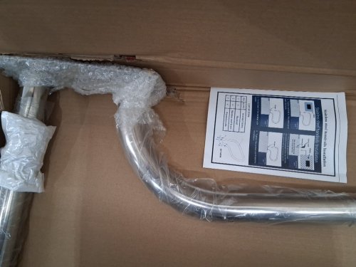 Costway Stainless Steel Swimming Pool Hand Rail with Base Plate - 30.5" x 22.5" - Chrome/Silver (Model: OP70574) image 5