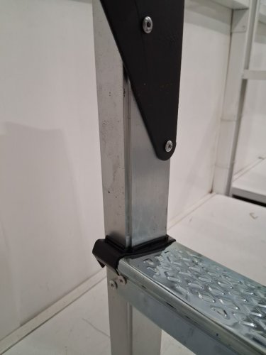 heavy duty folding work platform - 39.4" x 11.8" x 19.2" - 660lbs cap -  silver (model:sw-wp003) image 6