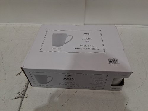 12pk Safdie Julia coffee mugs with handle 12oz - white (model: 5265000) image 2
