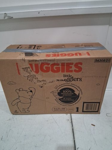 198PK HUGGIES LITTLE SNUGGLERS BABY DIAPERS - SIZE 1 (UP TO 14LB) - DISNEY WINNIE THE POOH (MODEL: 56308) image 2