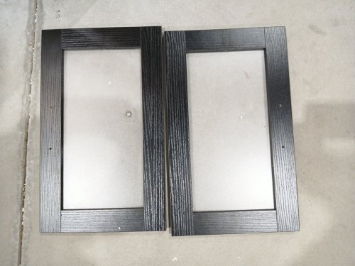 Over The Toilet Storage Cabinet with Doors and Shelves - Black (Model: DA0161) image 4