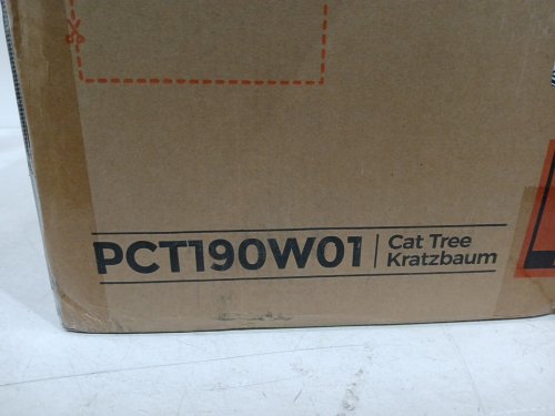 FEANDREA LARGE CAT TOWER WITH LARGE HIDEAWAY AND FALL PREVENTION - 82'' - grey (MODEL: PCT190W01) image 3