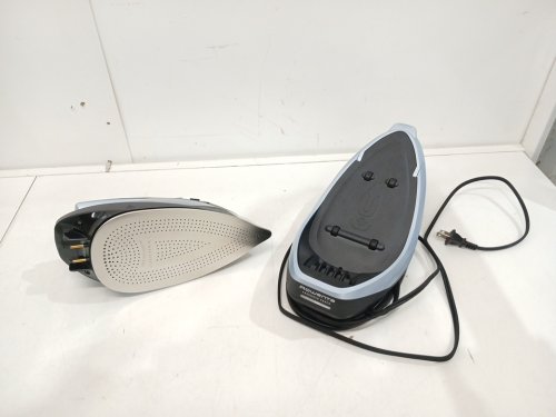 ROWENTA FREEMOVE CORDLESS IRON, PORTABLE STEAMER - 1600W - BLUE AND BLACK (ITEM: DE6730) image 3