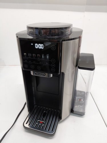 DeLonghi TrueBrew Hot or Iced SINGLE SERVE Coffee Maker WITH Built-in Grinder - BLACK/Stainless STEEL (MODEL: CAM51025MB) image 4