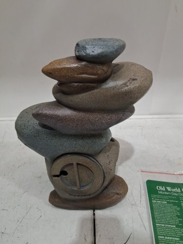 Angelo Décor Stone Tabletop Fountain - 10" x 6" - Brown/Grey/Green (Model: AD96068) image 6
