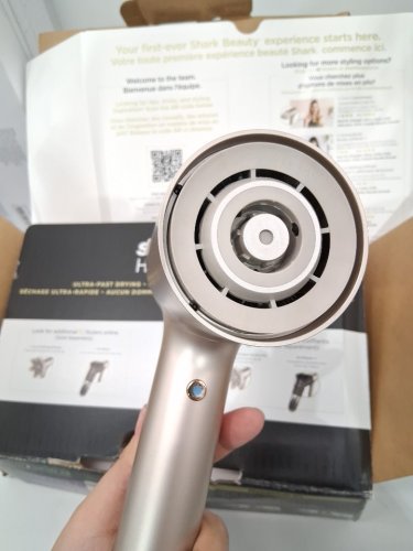 SHARK HYPERAIR FAST-DRYING HAIR DRYER WITH IQ STYLING ATTACHMENTS - BRONZE/STONE - (MODEL: HD112cco) image 6
