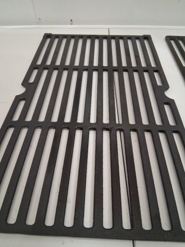2pk Heavy-Duty Cast-Iron Cooking Grids for Centro and cuisinart grills - 18" x 10" - cast-iron image 3