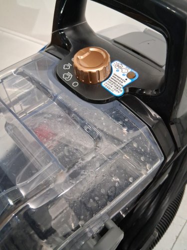 BISSELL LITTLE GREEN HYDROSTEAM multi-surface PORTABLE DEEP carpet/upholstery CLEANER - 64oz water tank - black (MODEL: 3618B TYPE 2) image 5