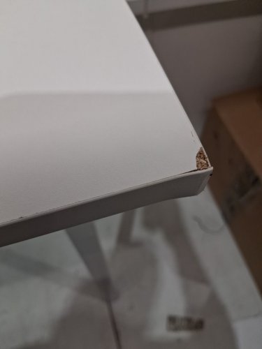 foldiing metal desk for home office - 39.5" - white image 5