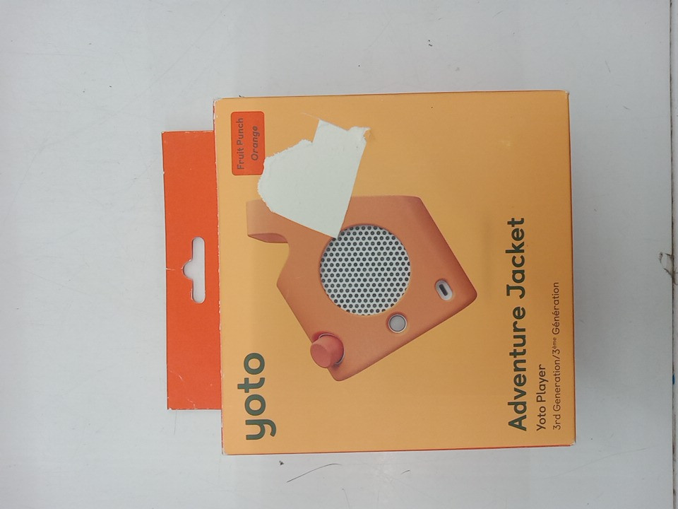 yoto Adventure Jacket Silicone case for Gen 3 Yoto Player with carry handle - Orange (Model: PAPKXX01840_03) image 2