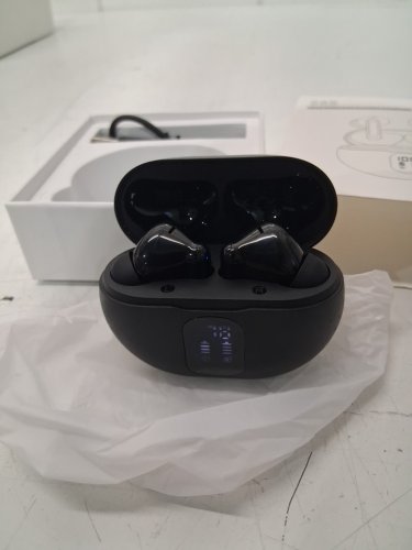 BHNYBWUL Bluetooth Wireless Earbuds with Touch Controls and Battery Display Case - Black (Model: S66) image 3