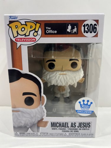 Funko pop! **funko exclusive** Television: the office - Michael as jesus vinyl figure (#1306) image 2
