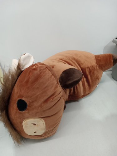 Weighted Highland Cow Plushie - 23.5" - 3lbs - brown image 4