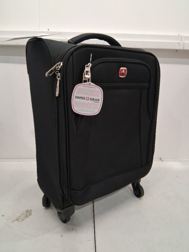 SWISS GEAR MARUMO SERIES SOFTSIDE EXPANDABLE CARRY-ON LUGGAGE - 21.5" - BLACK (MODEL: SW12769009) image 2