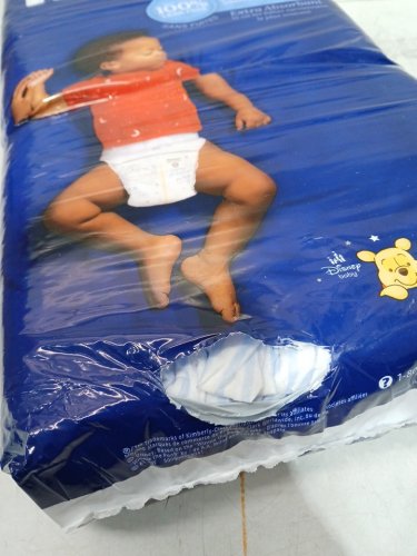 50pk HUGGIES OVERNITES NIGHT TIME BABY DIAPERS - SIZE 5 (27lb+) - WINNIE THE POOH - (model: 5454702) image 4
