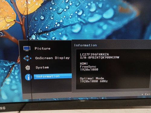 Samsung 27" 1800R Curved Monitor 4ms Freesync Super Slim Design (MODEL: LC27F396FHNXZA) image 3