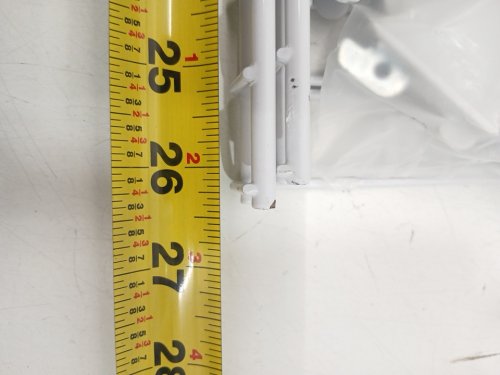 RUBBERMAID CONFIGURATIONS ADD ON SHELVES KIT with clothing bar - 26" - White image 4